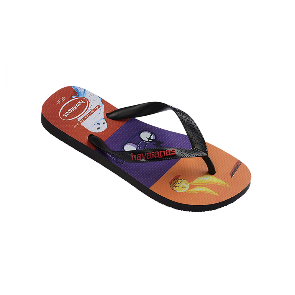 havaianas 哈瓦仕 男女拖鞋 Harry Potter 哈利波特 黑美 飛天車 分類帽 情侶拖鞋 人字拖 夾腳拖-細節圖9