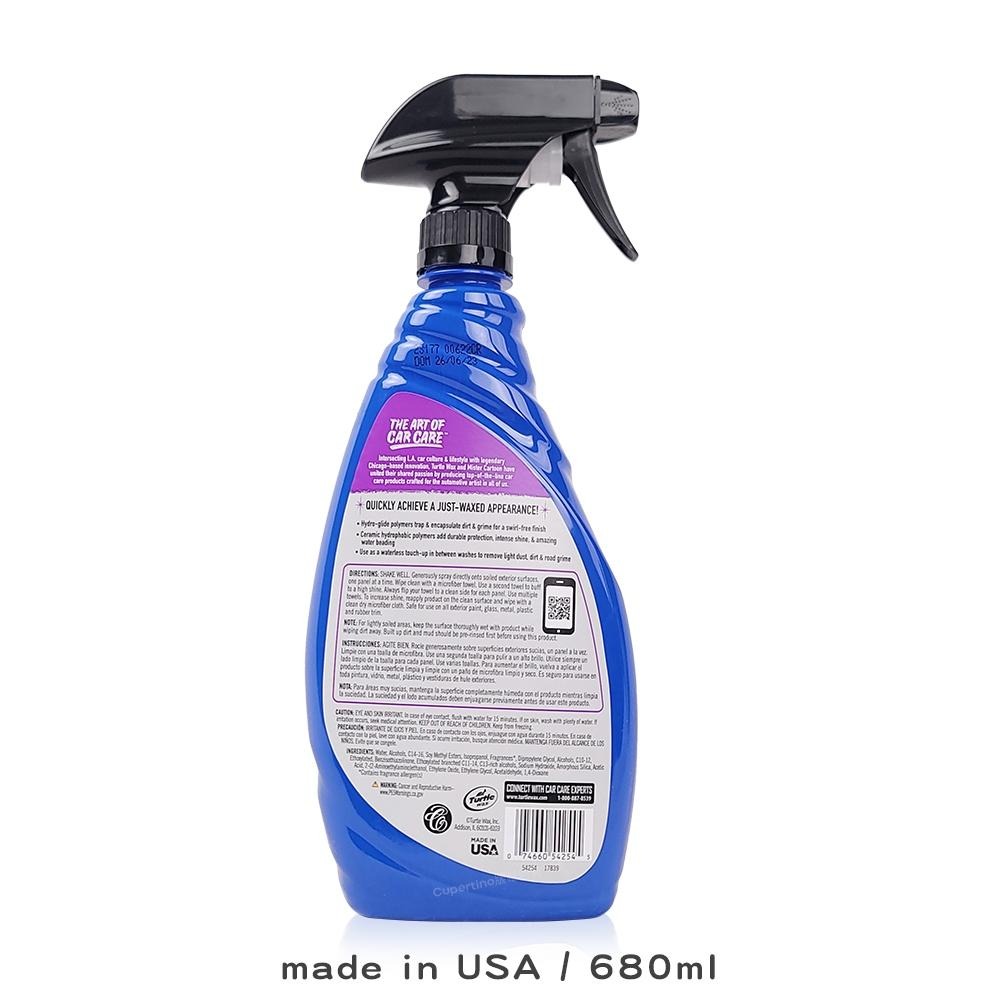 Turtle Wax 龜牌 無水陶瓷噴蠟 54254 680ml 卡通先生聯名款 無水洗車 陶瓷保護 快速潤飾 SiO2-細節圖2
