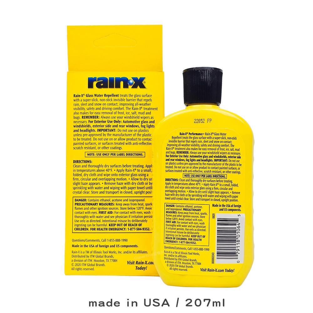 Rain-X 潤克斯 玻璃撥水劑｜800002243｜207ml｜雨天視野提升｜免雨刷防水鍍膜｜庫柏蒂諾-細節圖2