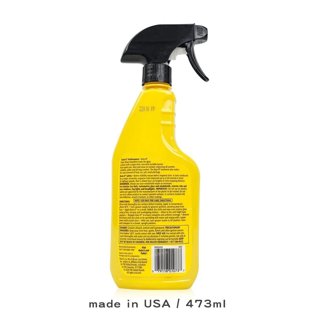 Rain-X 潤克斯 玻璃撥水劑 800002250 473ml 雨敵 防雨塗層 雨天視野提升 隱形雨刷 玻璃鍍膜 疏水-細節圖2