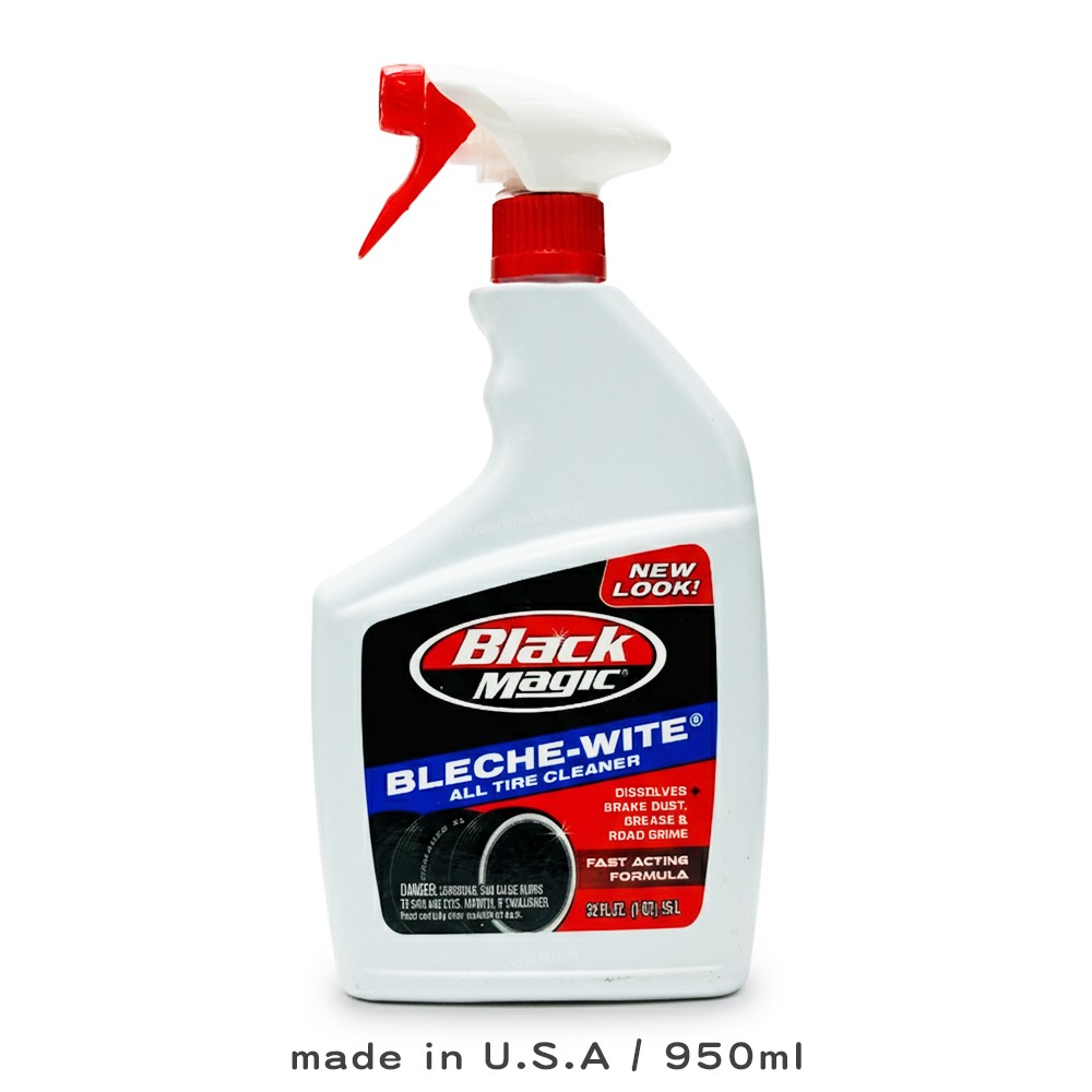 Black Magic 黑魔術 白帥帥輪胎清潔劑 120066 946ml 美國銷量第一 白邊胎救星 強效去污 溶解煞車-細節圖2