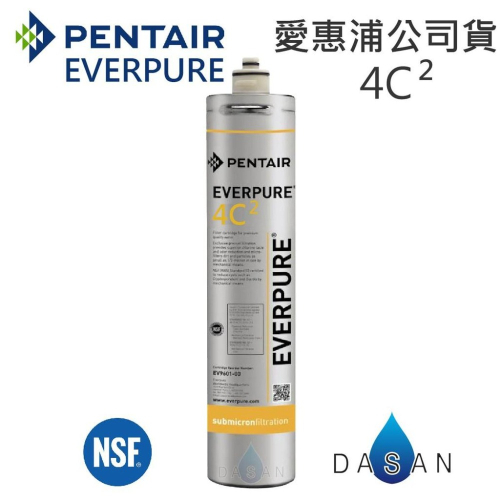 【台灣愛惠浦】4C2 金色雷射標籤 原廠公司貨 EVERPURE 濾芯 濾心 贈禮卷300 大山淨水