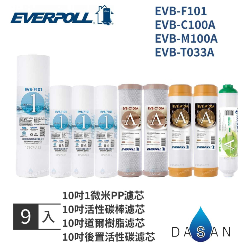 【EVERPOLL】EVB-F101 C100A M100A T033A 1MPP CTO 樹脂 小T33 濾芯