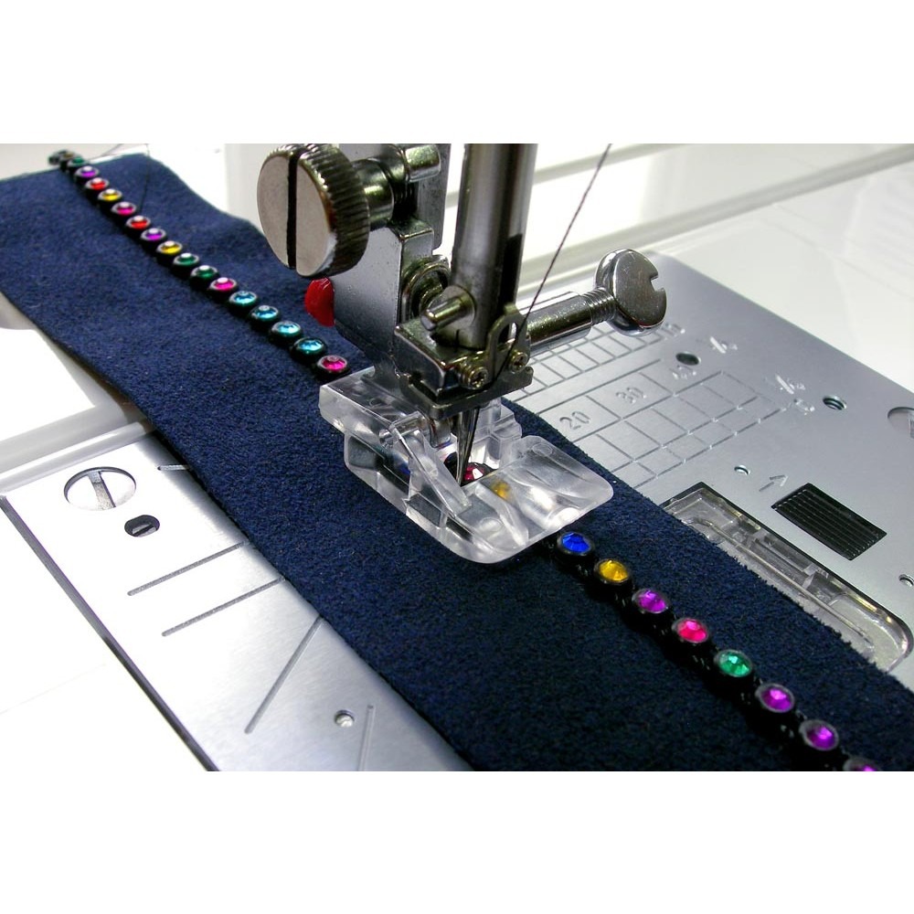 【台灣製】 串珠壓布腳 適用任何家用型 縫紉機 車縫包繩 串珠 #鈺富拼布坊-細節圖3