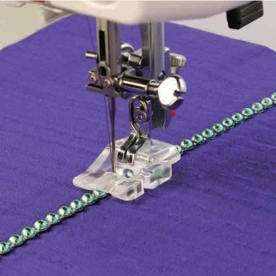 【台灣製】 串珠壓布腳 適用任何家用型 縫紉機 車縫包繩 串珠 #鈺富拼布坊-細節圖4