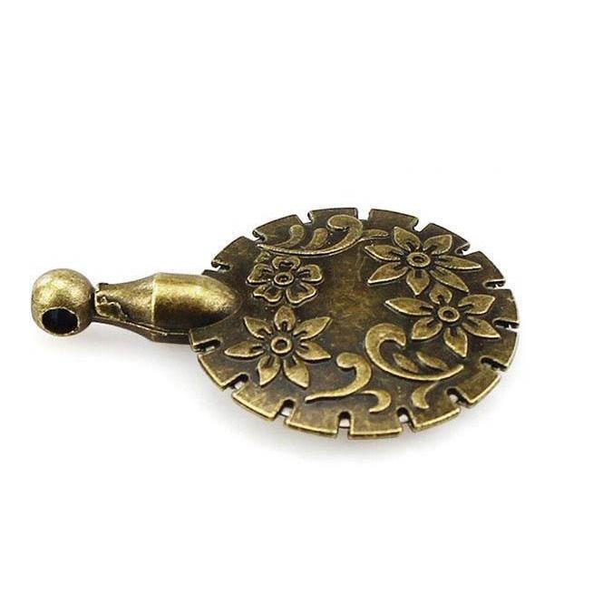 復古 吊墜 金屬切線器 斷線器 割線刀 洋裁 縫紉 拼布工具【松芝拼布坊】-細節圖2