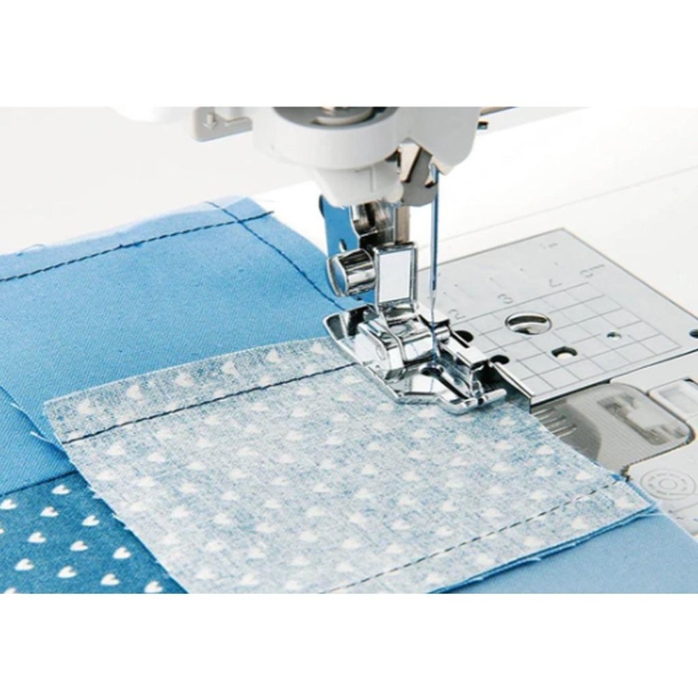 【松芝拼布坊】勝家 斜針型 1/4英吋 縫份壓布腳 (有擋邊功能) 縫份範圍 7mm-細節圖3