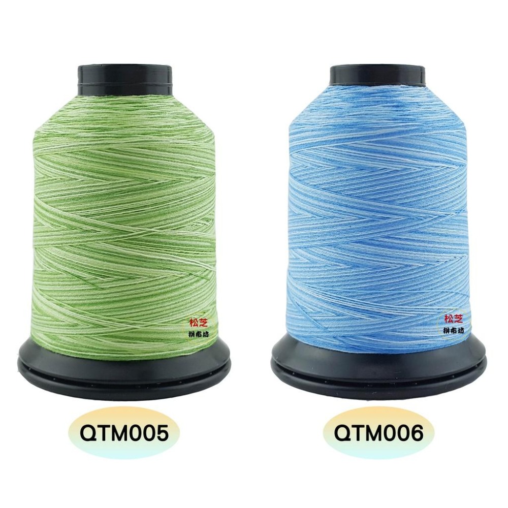 【松芝拼布坊】60/3股 500M 多彩緞染線 消光棉系列 車縫、機縫、布邊、刺繡【共11色】100％POLYESTER-細節圖4