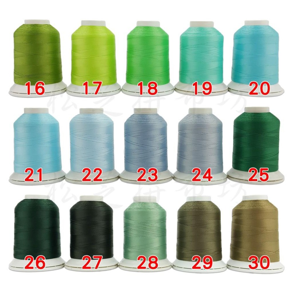 【96色全套】polyester 75D/3  長纖系列 75番3股車縫線、刺繡線 韌性、光柔度 700M-細節圖3