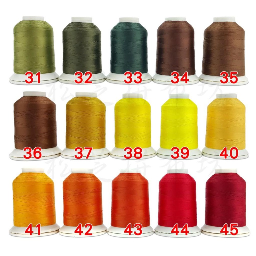 【96色全套】polyester 75D/3  長纖系列 75番3股車縫線、刺繡線 韌性、光柔度 700M-細節圖4