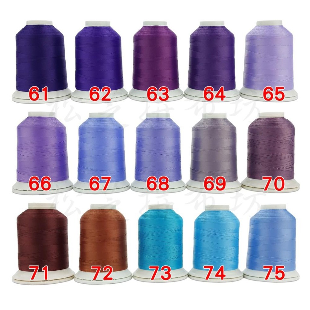 【96色全套】polyester 75D/3  長纖系列 75番3股車縫線、刺繡線 韌性、光柔度 700M-細節圖6