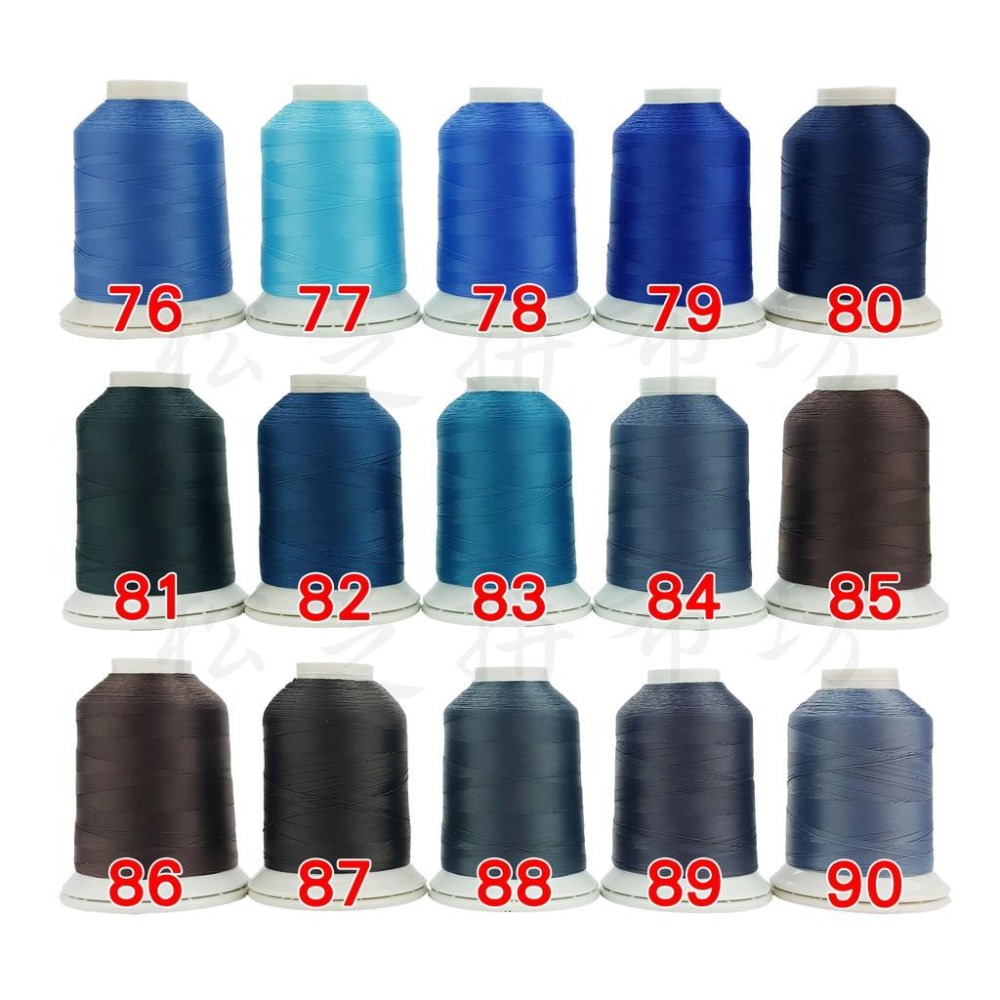 【96色全套】polyester 75D/3  長纖系列 75番3股車縫線、刺繡線 韌性、光柔度 700M-細節圖7