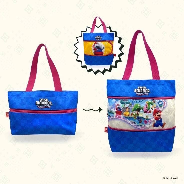 【現貨秒出!】 NS超級瑪利歐兄弟 驚奇 (含原廠三大特典 伸縮購物袋 造型迴紋針 面紙套 一次全部入手! ) $155-細節圖3