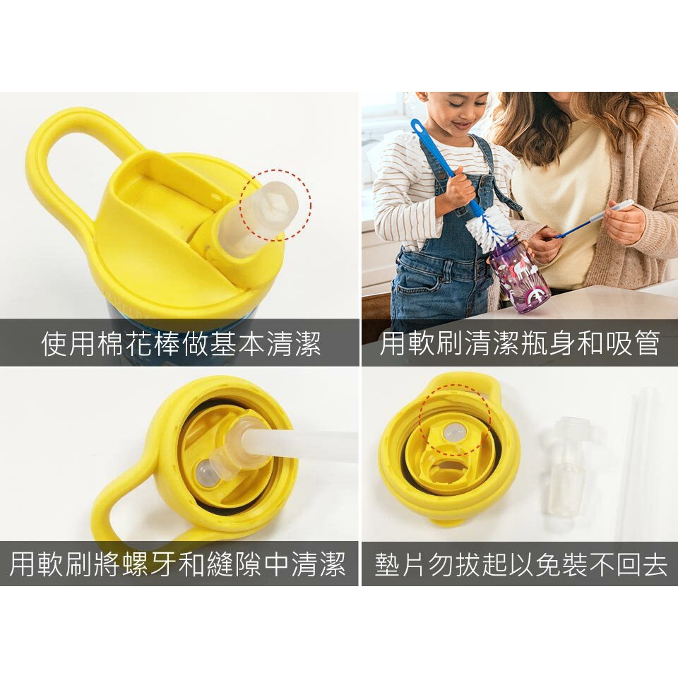 美國🇺🇸Camelbak 新款 兒童水壺 吸管水瓶 防漏 附防塵蓋 直飲 車 工程車 挖土機 挖土車 恐龍 不銹鋼-細節圖8