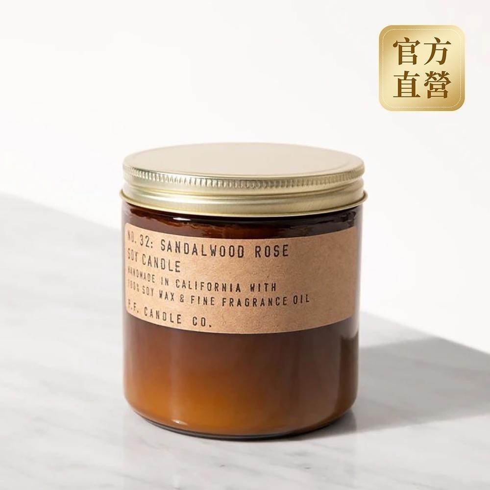 P.F. CANDLE CO. 手工香氛蠟燭12.5oz 檀香玫瑰 Sandalwood Rose-細節圖2