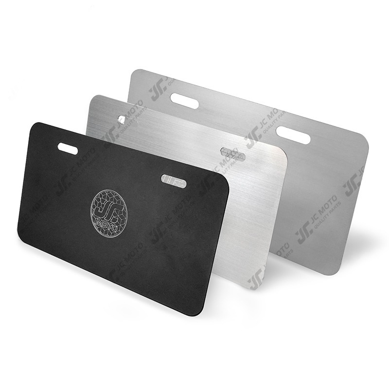 【JC-MOTO】 白鐵不銹鋼 車牌框 機車 小七碼 重機 黃牌 紅牌 強化底板加螺絲組 車牌底板  GOGORO JM-細節圖2
