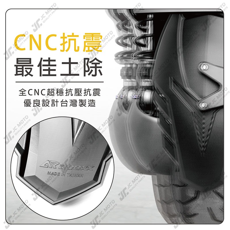 【JC-MOTO】 土除 APEXX 擋泥板 後土除 GOGORO CNC吊架 後輪擋泥板 AI-1 EC05-細節圖6