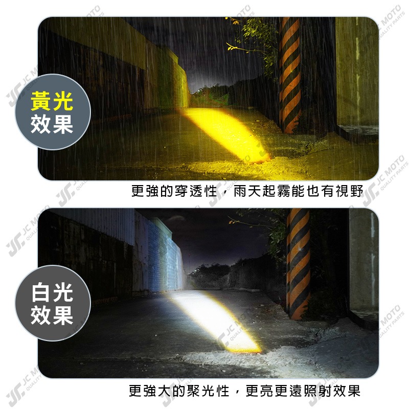 【JC-MOTO】 K1魚眼透鏡霧燈 魚眼 LED 燈泡 雙色魚眼透鏡 黃光 白光 雙光透鏡 外置激光-細節圖7