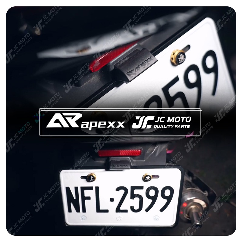 【JC-MOTO】 APEXX 牌照燈蓋 燈蓋 牌照燈 牌照燈罩 牌照燈遮光罩 水滴型牌照燈-細節圖8