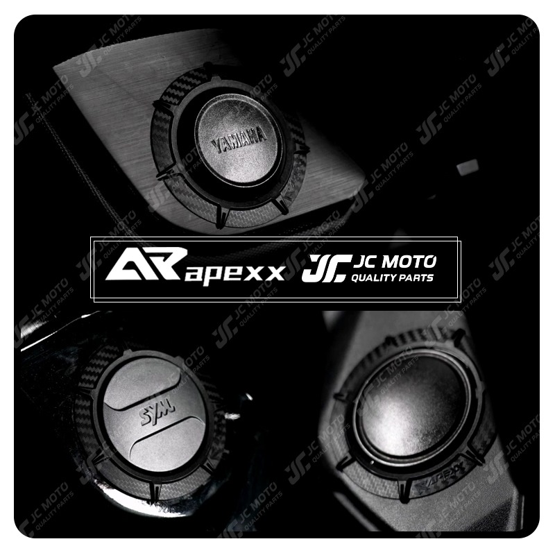 【JC-Moto】 APEXX 油箱飾圈 油箱蓋 油箱環 碳纖維壓花 山葉 光陽 三陽 勁戰 JETS MMBCU-細節圖8