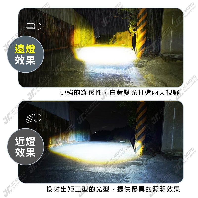 【JC-MOTO】 K2 小鋼砲 魚眼 H4 大燈 魚眼大燈 LED 燈泡 雙光 LED大燈泡 機車魚眼大燈泡-細節圖7