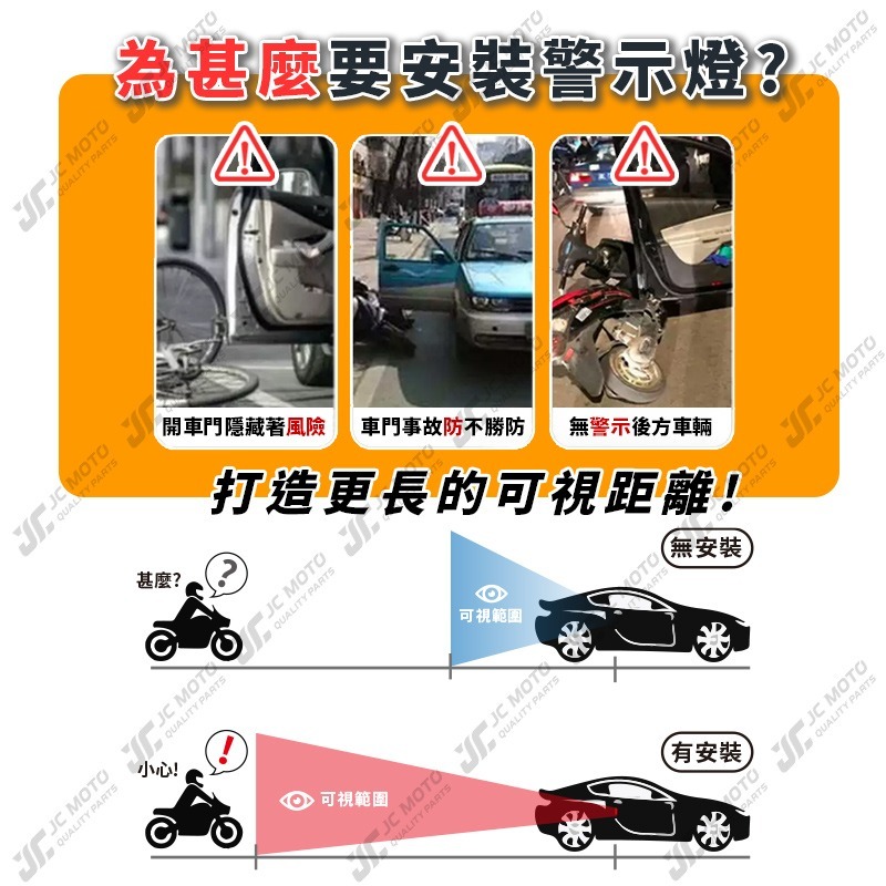 【JC-MOTO】 飛機燈 LED 警示燈 閃光燈 機車爆閃燈 爆閃燈 車用裝飾燈 車燈 信號燈 腳踏車燈 【A款】-細節圖9