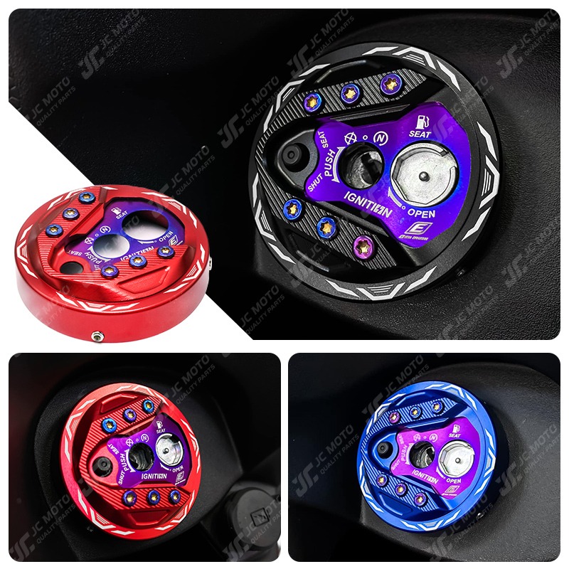 【JC-MOTO】 EPIC 鎖頭蓋 鍍鈦 磁石蓋 SYM 三陽 JETS MMBCU-細節圖7