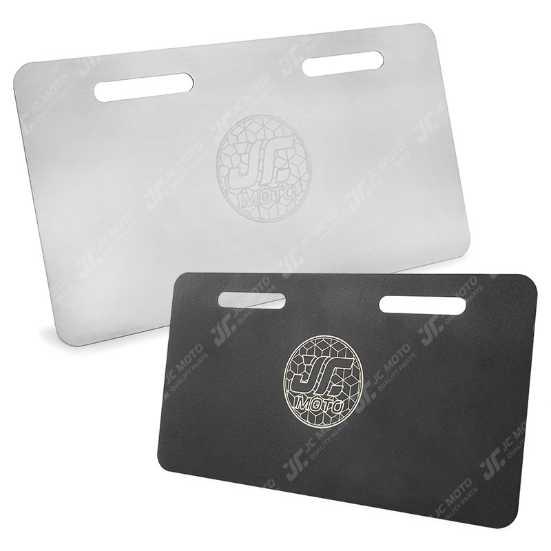 【JC-MOTO】 微型電動車 車牌框 電動車 強化底板 白鐵不銹鋼 車牌底板 微型二輪電動車 12*22公分-細節圖2