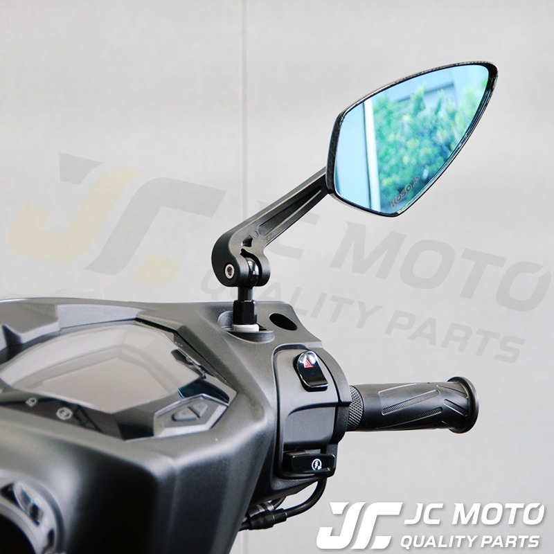 【JC-MOTO】 KOSO 後照鏡 葉子鏡 4D 水轉印 碳纖維 卡夢 後視鏡 照後鏡-細節圖7