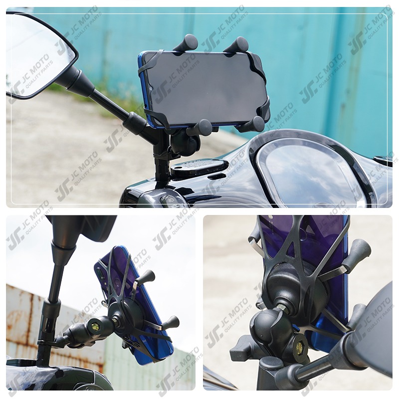 【JC-MOTO】 手機夾 X型手機架 機車手機架 遮陽帽 手機支架 X型手機夾-細節圖8