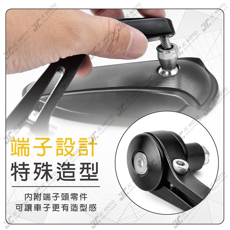 【JC-MOTO】 R10 端子鏡 後照鏡 平衡端子 CNC 手把鏡 端子鏡 照後鏡 後視鏡-細節圖7