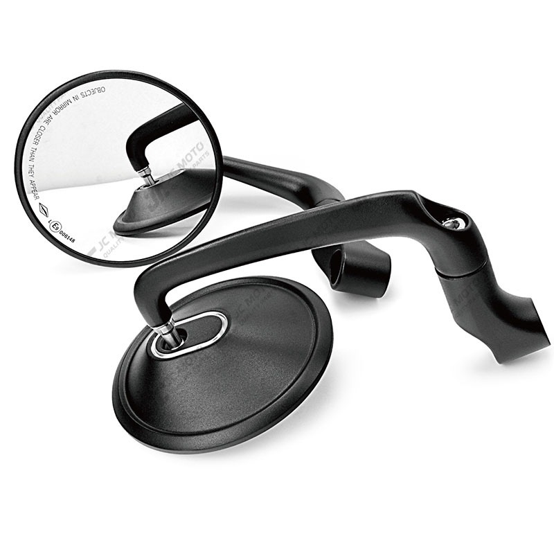 【JC-MOTO】 Q5 後照鏡 後視鏡 照後鏡 牛角鏡 圓鏡 惡魔鏡-細節圖2