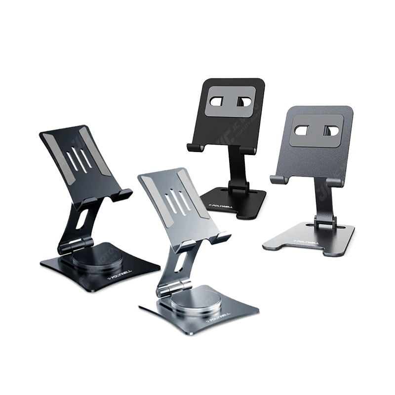 【JC-MOTO】 POLYWELL 鋁合金手機 平板折疊支架 高度角度可調 陽極處理外觀-細節圖2