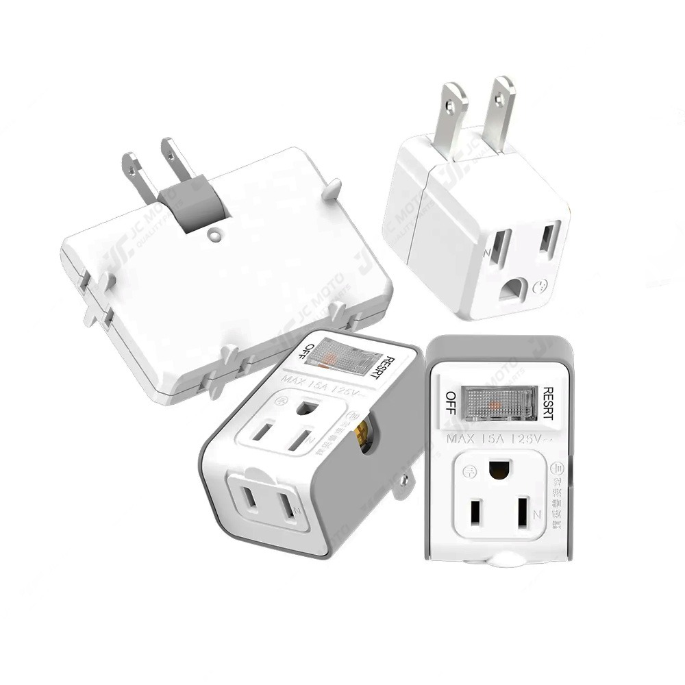 【JC-MOTO】 POLYWELL 插頭 電源插座 帶開關 防火材質 體積小 過載保護 台灣製造MIT BSMI-細節圖2