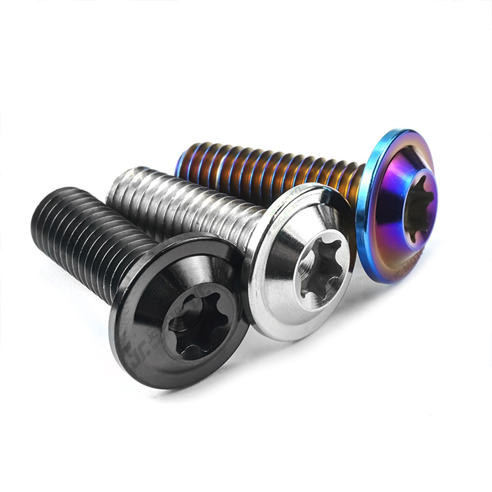 【JC-MOTO】 T1 碟盤螺絲 鈦合金螺絲 鍍鈦螺絲 白鐵 鍍鈦 燒鈦 碟盤 M8 64鈦合金-細節圖2