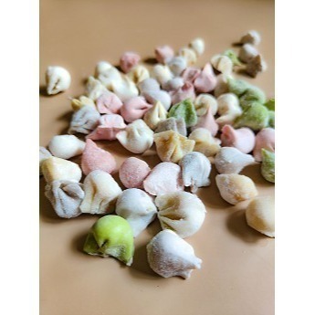 【童食廚坊】彩色一口小水餃(玉米雞肉餡)內餡皆無鹽添加 寶寶副食品 手指食物 寶寶水餃 彩色小水餃專賣店-細節圖3