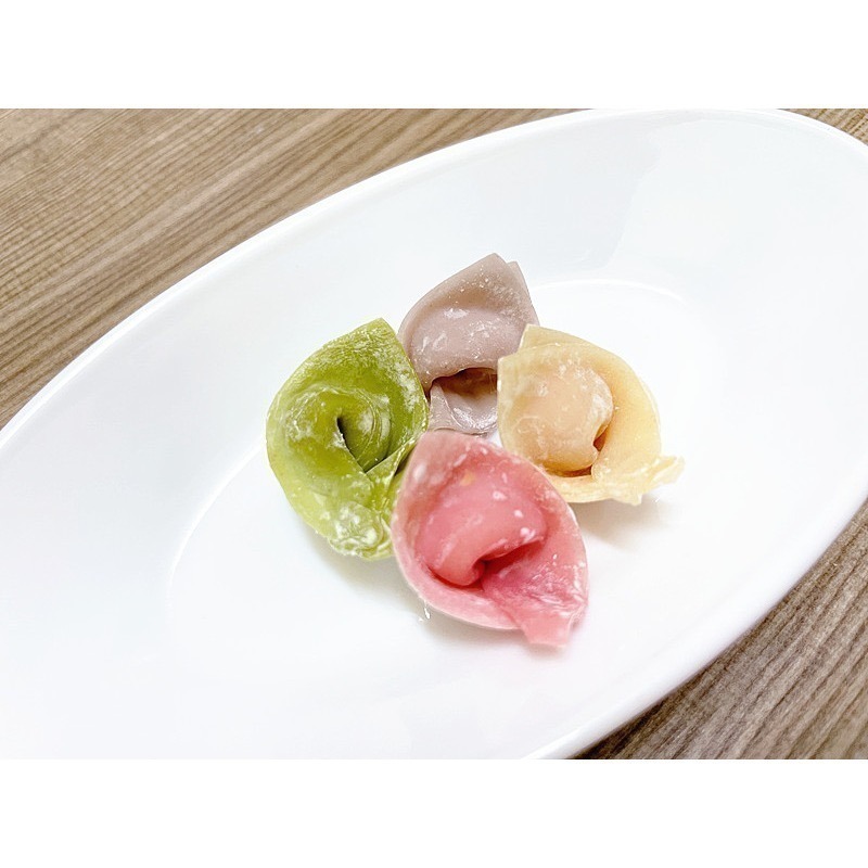 【童食廚坊】元寶小餛飩 內餡無鹽添加 寶寶副食品 手指食物 寶寶水餃 彩色小水餃專賣店-細節圖3