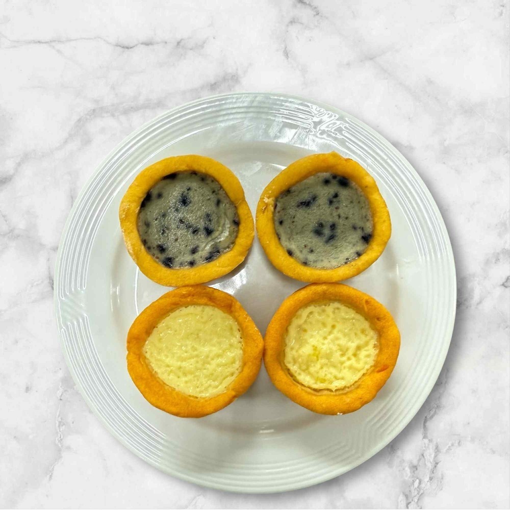 【童食廚坊】寶寶迷你蛋塔 雙口味 無鹽減糖 寶寶副食品 手指食物 寶寶水餃 彩色小水餃專賣店-細節圖3