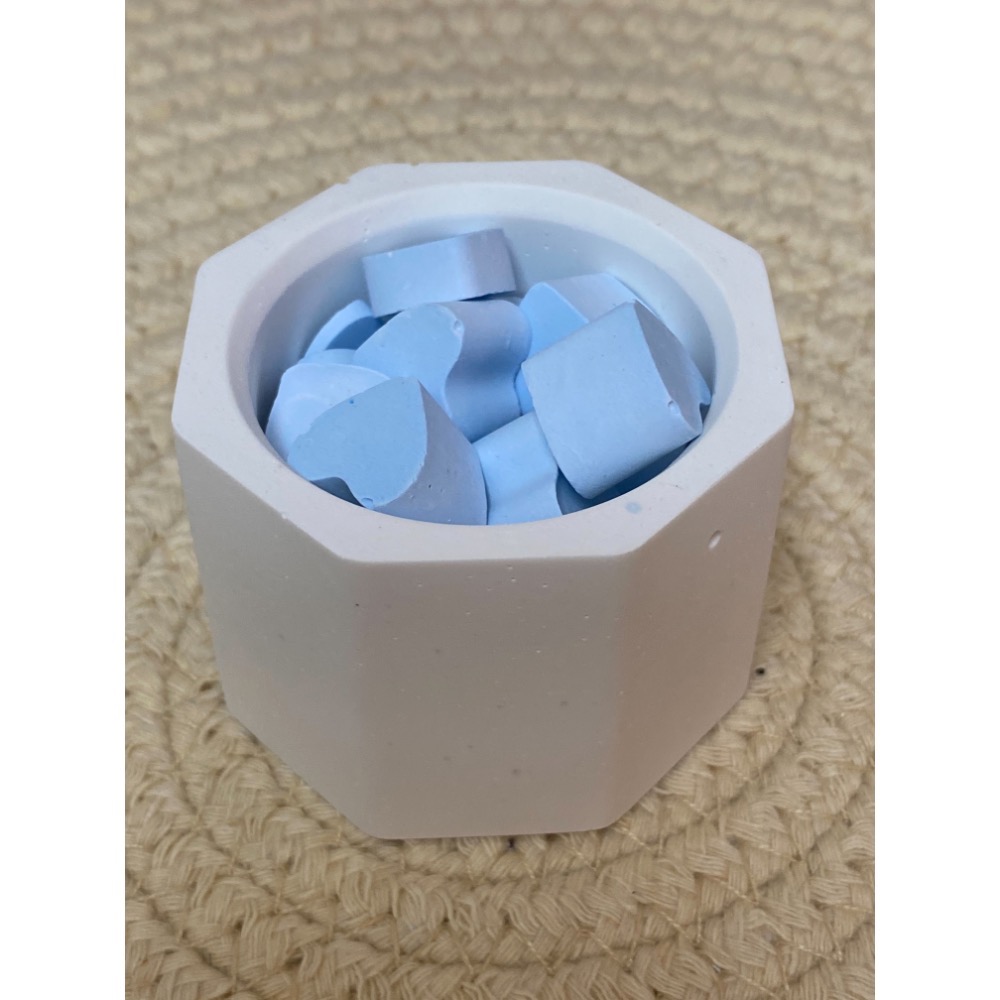 綠森林香氛融蠟蠋🕯️擴香石愛心石杯-細節圖2