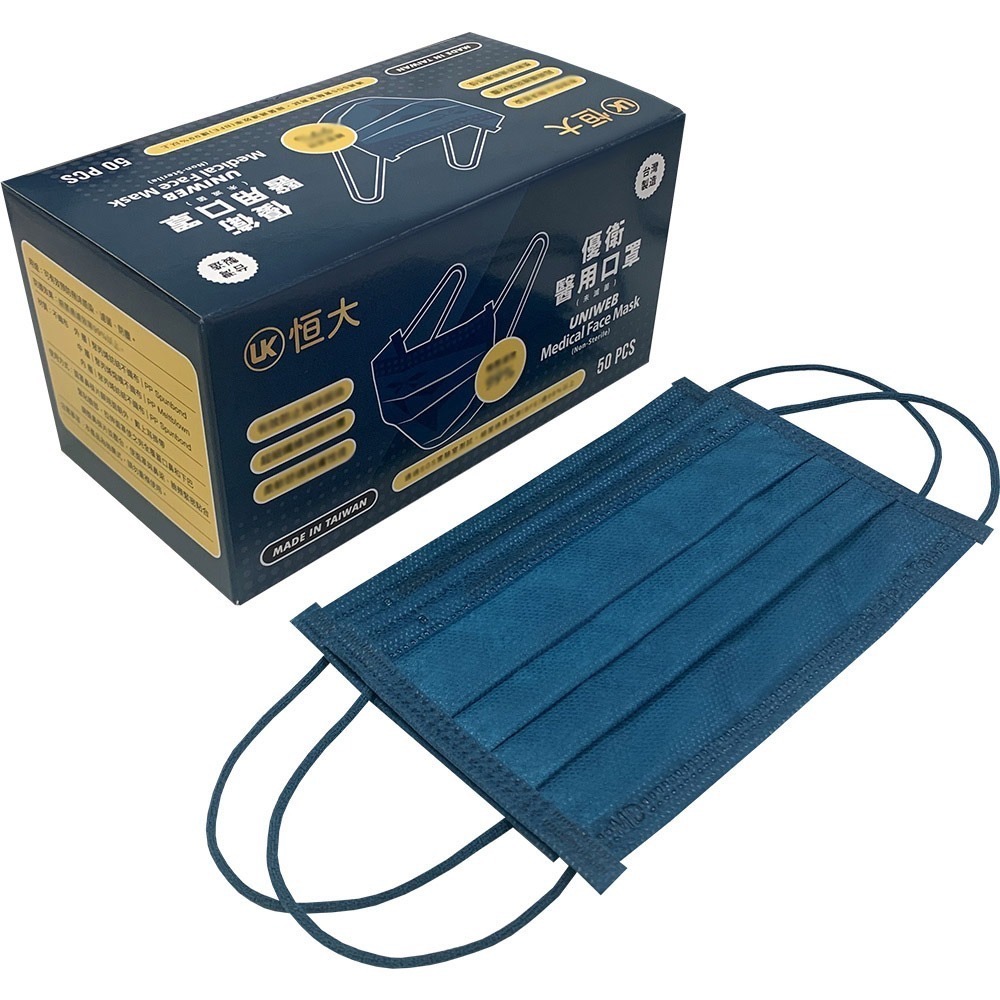 恒大 優衛 醫用口罩(50入/包)-細節圖9