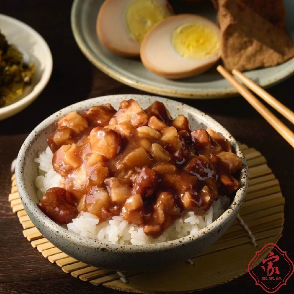 【家家飽傳統美食】東興市魯肉義-⾁燥冷凍包 (200g/包)台中美食 魯肉/滷肉/滷肉飯-細節圖3