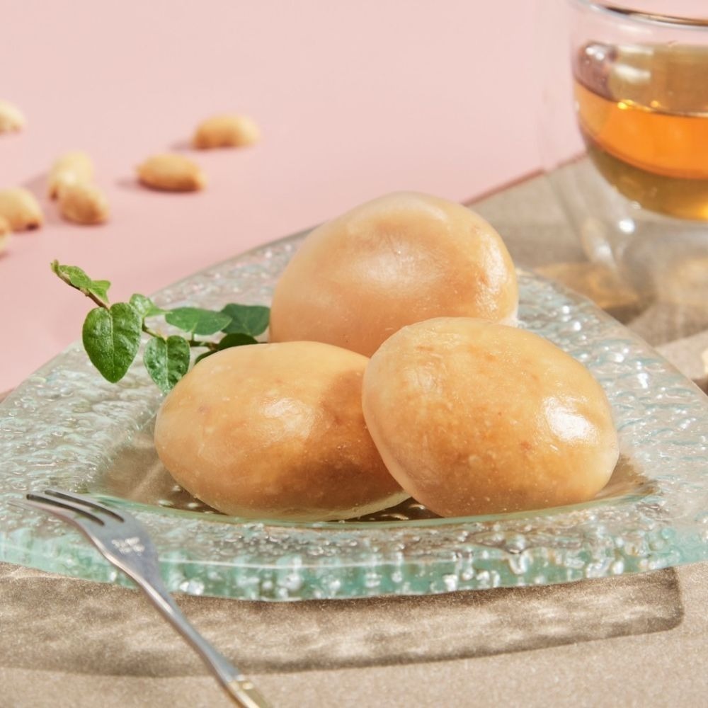【家家飽傳統美食】合春圓仔 花生/芝麻 超Q外皮 一包六入 共32g 獨立包裝 吃起來無負擔-細節圖4