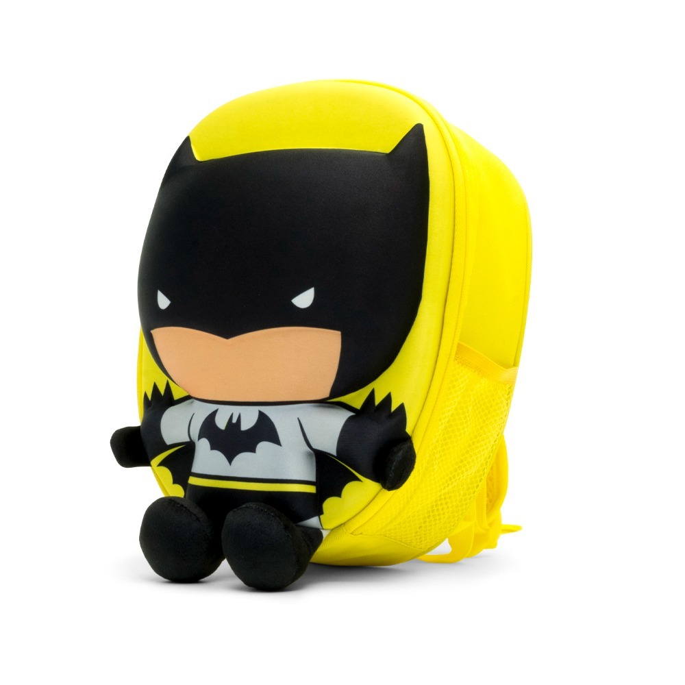 【Paladone UK】華納DC官方授權 正義聯盟兒童背包-蝙蝠俠(黃色)-細節圖2