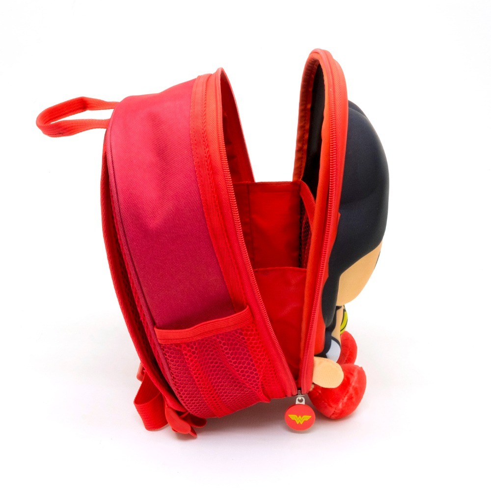 【Paladone UK】華納DC官方授權 正義聯盟兒童背包-神力女超人(紅色)-細節圖4