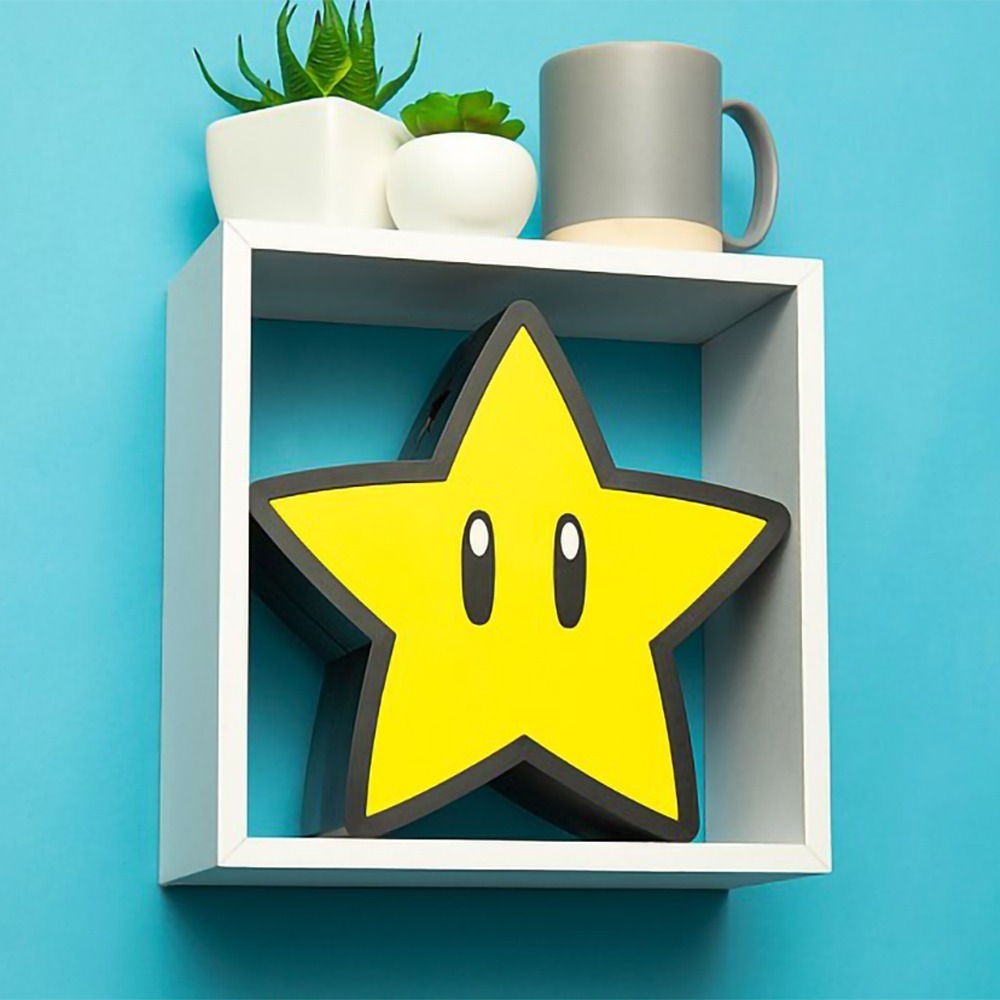 【Paladone UK】 任天堂超級瑪利歐 無敵星投射 造型小夜燈-細節圖2