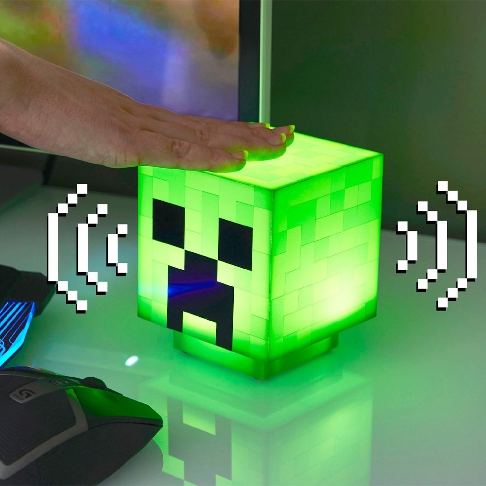 【Paladone UK】Minecraft麥塊 遊戲音效 苦力怕造型燈 小夜燈-細節圖2