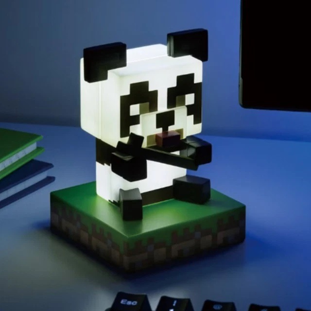 【Paladone UK】Minecraft麥塊 熊貓坐姿 抱抱竹熊貓 造型 ICON 造型 小夜燈 遊戲角色造型燈-細節圖2