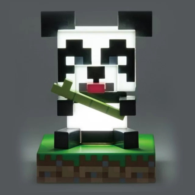 【Paladone UK】Minecraft麥塊 熊貓坐姿 抱抱竹熊貓 造型 ICON 造型 小夜燈 遊戲角色造型燈-細節圖5