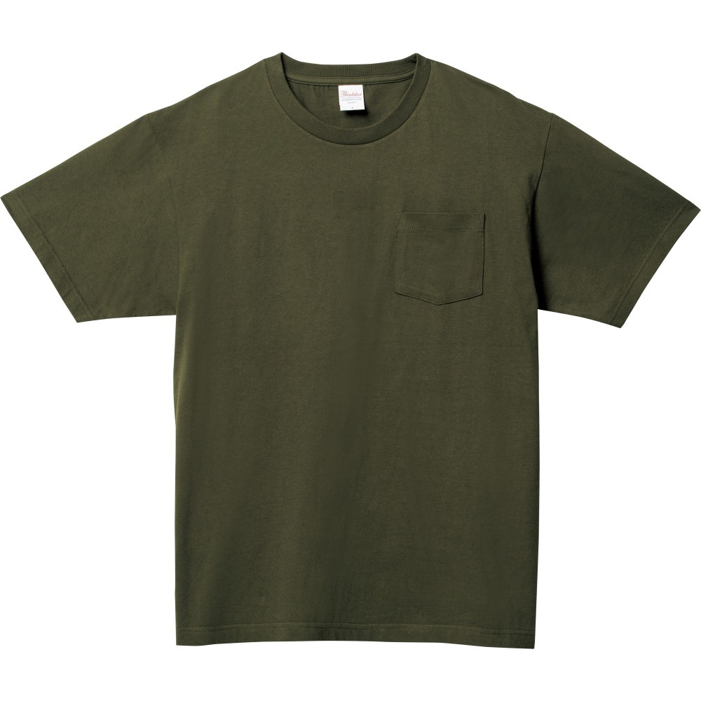 美式重磅 190g夏季新款男士短袖T恤休閒簡約半袖夏季口袋T恤純棉-細節圖6