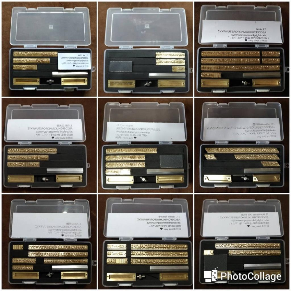 [專業用:高品質活字銅模]入門輕鬆玩活字模  英文字模   烙印  電燒  壓印  DIY字模 手壓台 皮件壓印工具-細節圖8